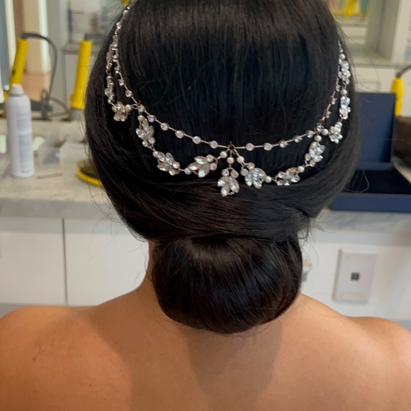 Crystal and Pearl Bridal Headpiece